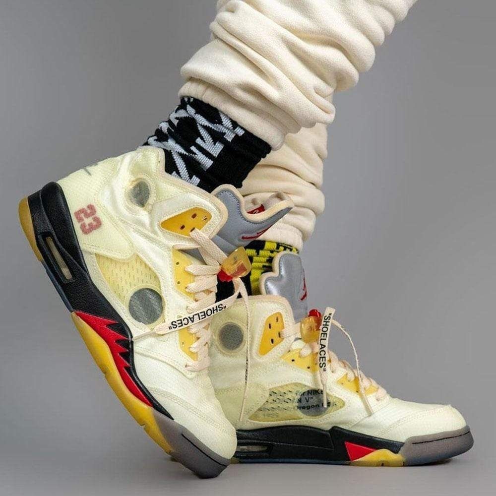 Air Jordan 5 Retro X Off-White Sail