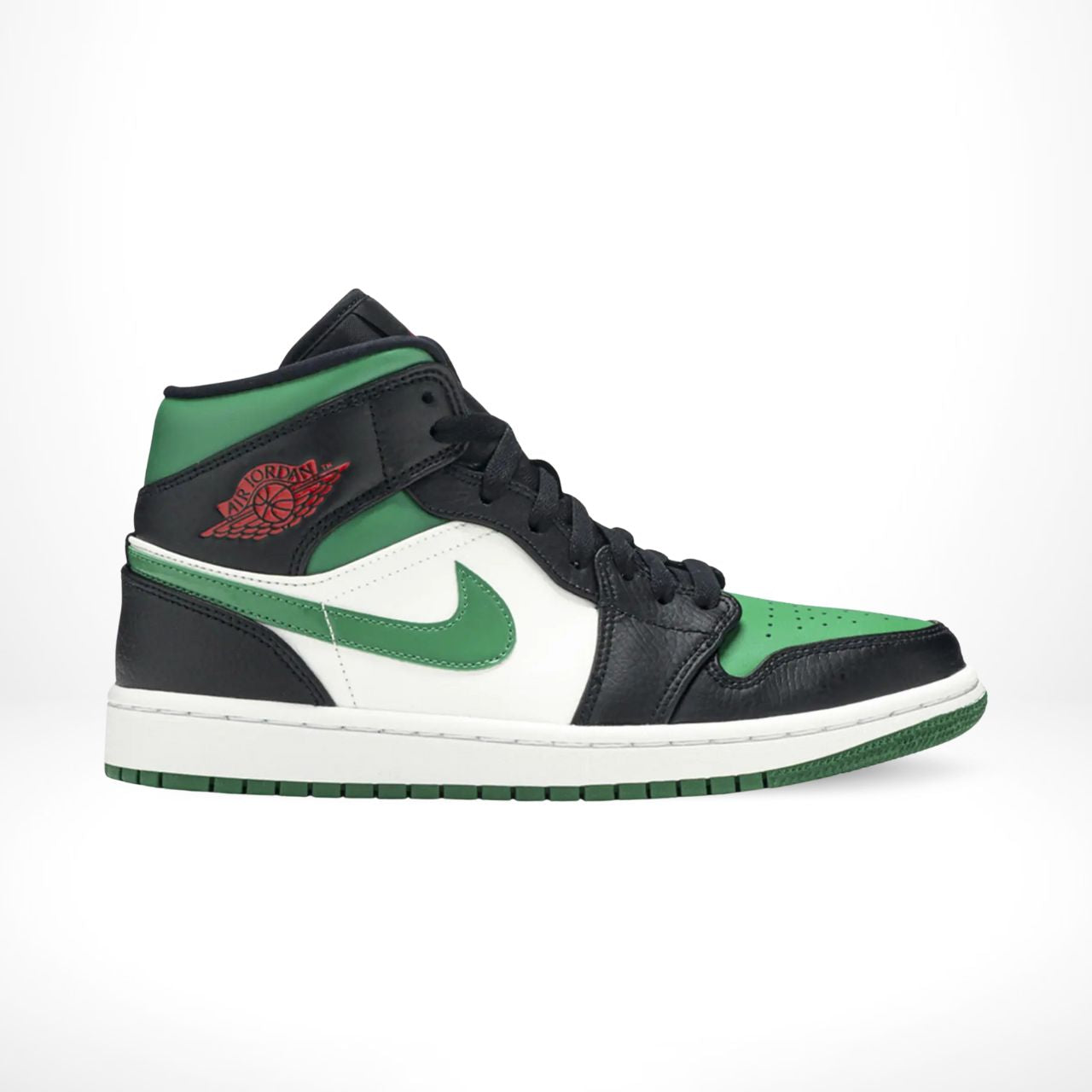 Air Jordan 1 Mid Pine Green Black