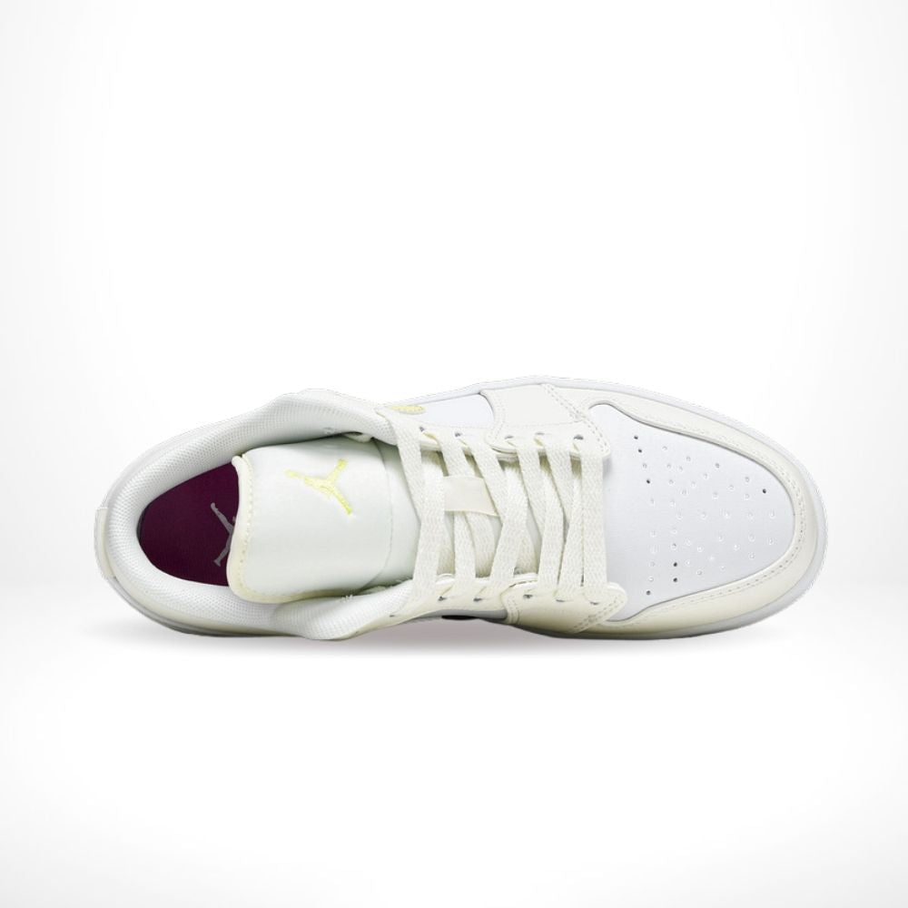 Air Jordan 1 Low GS Zesty Lemon White